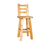 Ladder/Mission Back Log Bar Stool with Optional Swivel